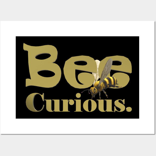 Bee Curious Wall Art by CDUS